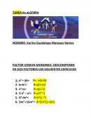 TAREA de ALGEBRA