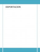 EXPORTACIÓN