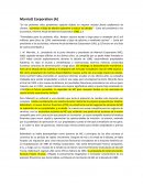 Finanzas. Marriott Corporation (A)