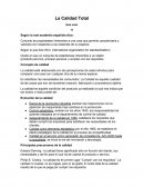 La calidad Total