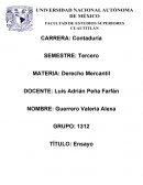 LA RECODIFICACIÓN SUSTANTIVA DEL DERECHO MERCANTIL