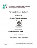 Síntesis: Tipos de Liderazgos