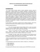 PROYECTO DE INTERVENCIÓN DEL EOE DE ACOSO ESCOLAR