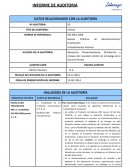 Informe de auditoria