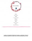 PRÁCTICA ESCRITURA DE PÁRRAFOS DE ACUERDO A MÉTODOS DE DESARROLLO DEL PÁRRAFO