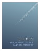 Ejercicio 1 tecnicas de negociación