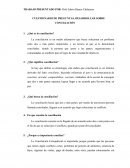 Cuestionario, La conciliación