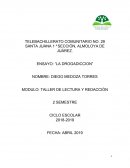 ENSAYO: “LA DROGADICCION”