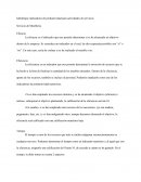 Indicadores de Productividad (Ejemplo - Mueblería)