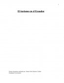 El turismo en el Ecuador