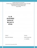 Administración en el Nuevo Modelo Social