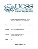 Estudio de caso Nº 2 (Anamnesis y Examen Mental)