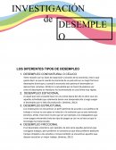 LOS DIFERENTES TIPOS DE DESEMPLEO