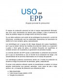 Equipo personal de protección