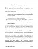 Reflexion sistemas operativos