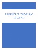 Elementos de contabilidad de costos