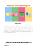 Mezcla mercadológica