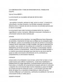 COMUNICACIÓN Y TOMA DE DESICIONES EN EL TRABAJO DE EQUIPO