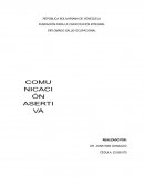 COMUNICACIÓN ASERTIVA