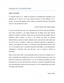 Introducción a la Filosofía Moral RESUMEN