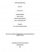 TEORÍA ORGANIZACIONAL TALLER # 1