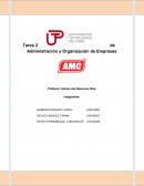 Tarea 2 de Administración y Organización de Empresas