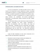 INTRODUCCIÓN A LAS BASES DE DATOS