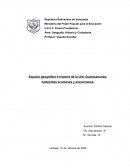 Espacio geográfico e historia de la Urb. Guaracarumbo
