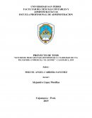 Estudio de mercado para determinar la viabilidad de una peluquería comercial “El Quinde”