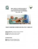 ENSAYO SINDROME DE INMOVILIDAD RELATIVA Y ABSOLUTA
