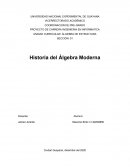 UNIDAD CURRICULAR: ÁLGEBRA DE ESTRUCTURA