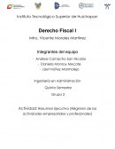 Resumen Ejecutivo (Régimen de las actividades empresariales y profesionales)