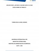ANÁLISIS VIDEO: ¿ESTUDIO LO QUE ME GUSTA O LO QUE PUEDA DARME UN TRABAJO?