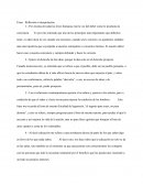 Analisis del discurso. Frase Reflexión o interpretación