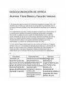 DESCOLONIZACIÓN DE ÁFRICA