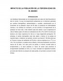 IMPACTO DE LA POBLACIÓN DE LA TERCERA EDAD EN EL MUNDO