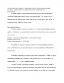 ASPECTOS GEOGRÁFICOS Y DEMOGRÁFICOS DE VENEZUELA (DIVISIÓN POLÍTICO-ADMINISTRATIVA, REGIONES SOCIO-ECONÓMICAS)