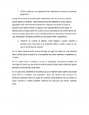 ¿Cómo crees que se representan las relaciones de poder en el espacio geográfico?