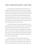 Importancia sobre el aprendizaje y la enseñanza de las ciencias