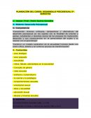 PLANEACIÓN DEL CURSO: DESARROLLO PSICOSEXUAL 5º