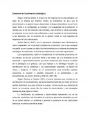 Elementos de la planeación estratégica