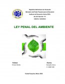 LEY PENAL DEL AMBIENTE