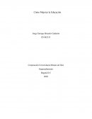 Como mejorar la educación