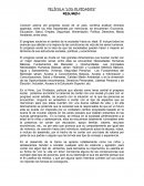 Resumen sobre la película "Los Olvidados"