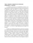 DEFINICIÓN Y COMPARATIVA DE CONTABILIDAD GUBERNAMENTAL Y FINANCIERA