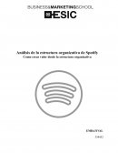 Análisis de la estructura organizativa de Spotify