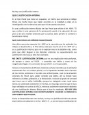 JUSTIFICACION INTERNA