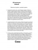 Relaciones de género y equidad de genero