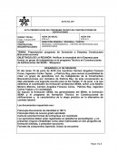 Acta presentacion del programa tecnico en construcciones de edificaciones