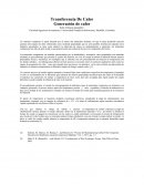 Transferencia de calor.Generación de calor